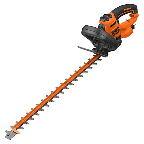 BLACK DECKER Hedge Trimmer 60cm 600W Corded with Saw Blade BEHTS501