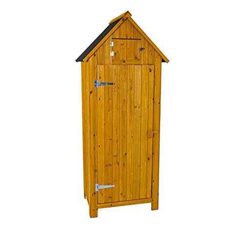 Brundle Online Garden Centre Wooden Garden Tool Shed, Natural